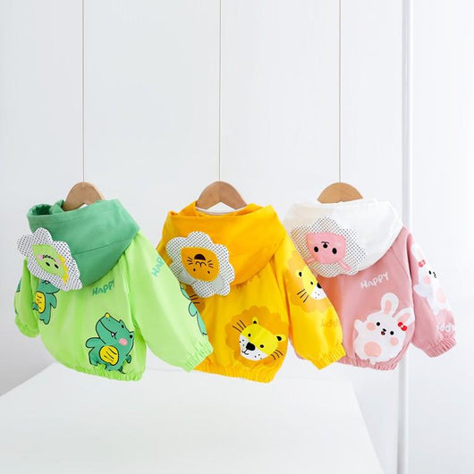 Chaqueta Casual Multicolor con Estampados Divertidos para Bebés y Niñas - Image 3
