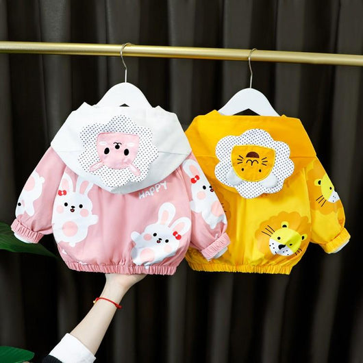 Chaqueta Casual Multicolor con Estampados Divertidos para Bebés y Niñas - Image 5