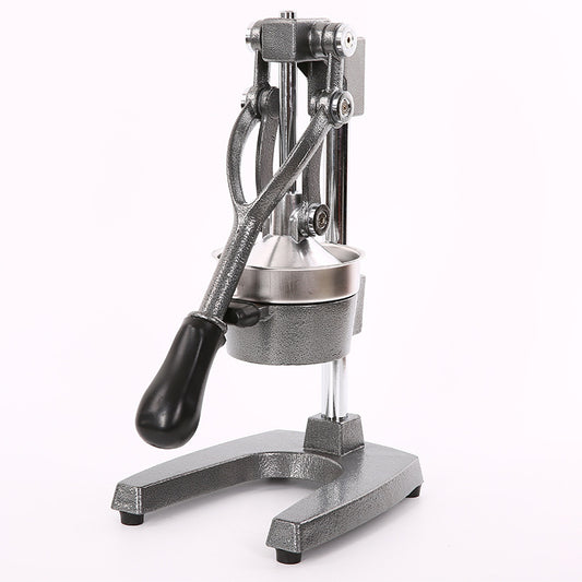 Exprimidor Manual de Hierro Fundido con Acero Inoxidable