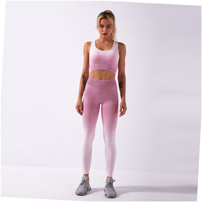 Pantalón Deportivo Tiburón Tie-Dye Sin Costuras con Sujetador Integrado - Image 5