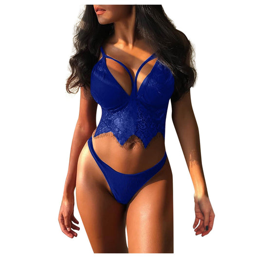 Conjunto de Lencería de Encaje Elegante Estilo Europeo - Image 7