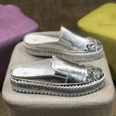 Zapatos Casuales de Verano para Mujer con Detalles de Cristal - Image 7