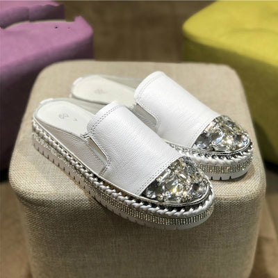 Zapatos Casuales de Verano para Mujer con Detalles de Cristal - Image 8