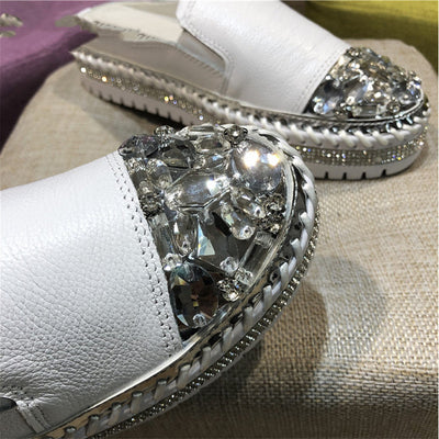Zapatos Casuales de Verano para Mujer con Detalles de Cristal - Image 9