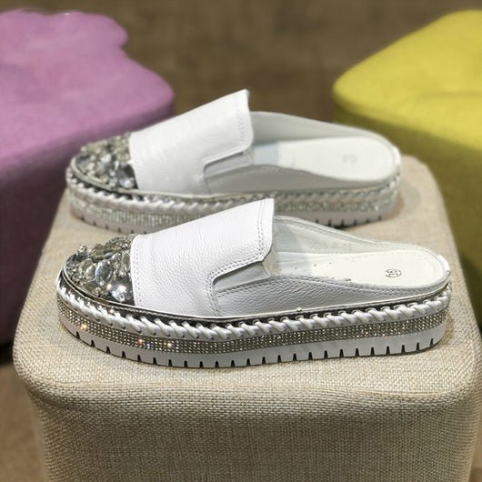 Zapatos Casuales de Verano para Mujer con Detalles de Cristal - Image 6