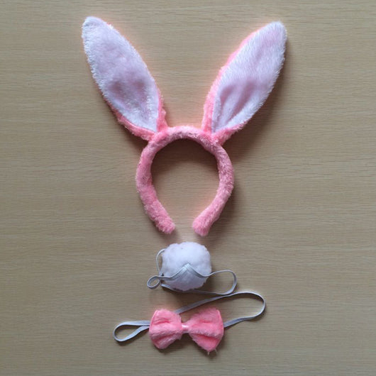 Diadema de Orejas de Conejo Blanco - Image 40