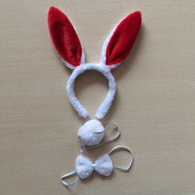 Diadema de Orejas de Conejo Blanco - Image 31