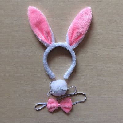 Diadema de Orejas de Conejo Blanco - Image 32