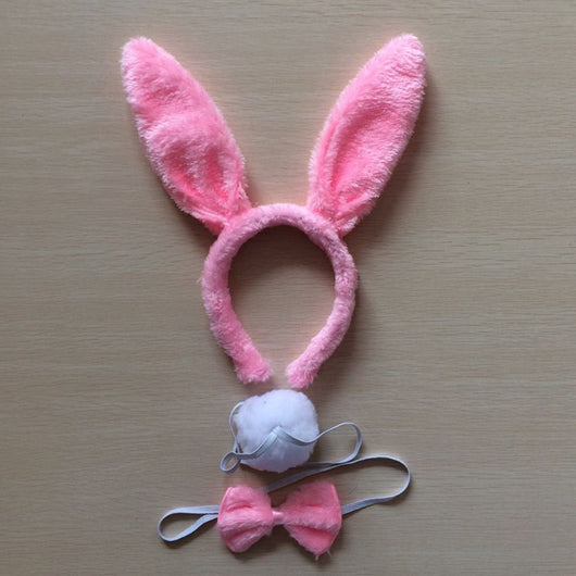 Diadema de Orejas de Conejo Blanco - Image 38