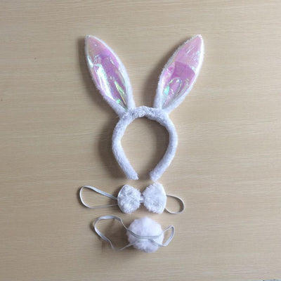Diadema de Orejas de Conejo Blanco - Image 48