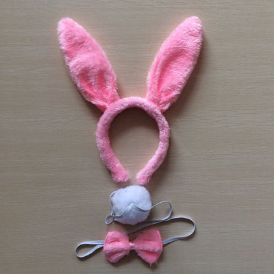 Diadema de Orejas de Conejo Blanco - Image 7
