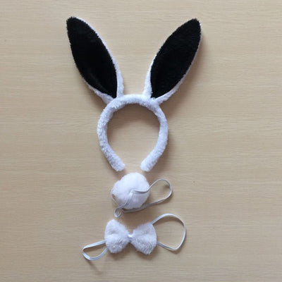 Diadema de Orejas de Conejo Blanco - Image 27