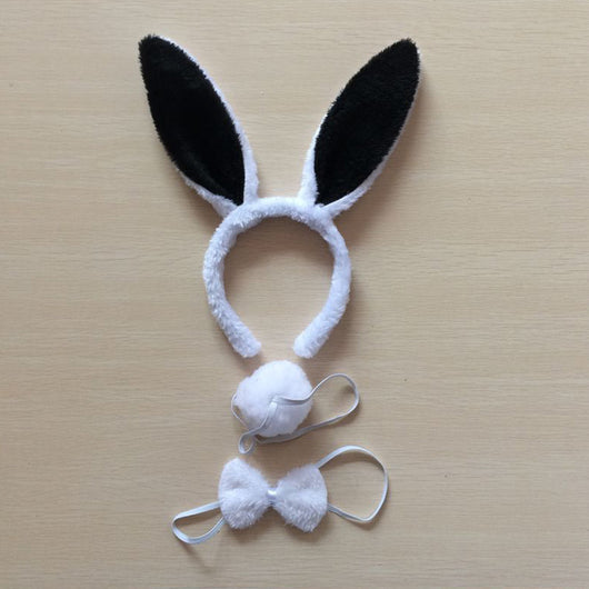 Diadema de Orejas de Conejo Blanco - Image 27