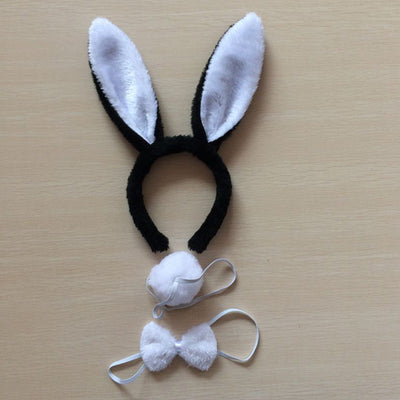 Diadema de Orejas de Conejo Blanco - Image 25