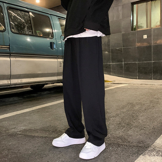 Pantalones Anchos Holgados de Moda - Versátiles para Estudiantes - Image 10