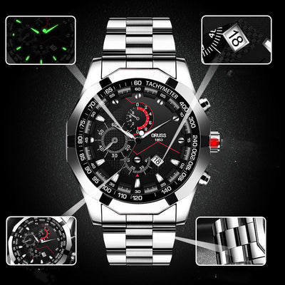 Reloj Automático para Hombre con Movimiento Hueco, Luminoso e Impermeable - Image 9