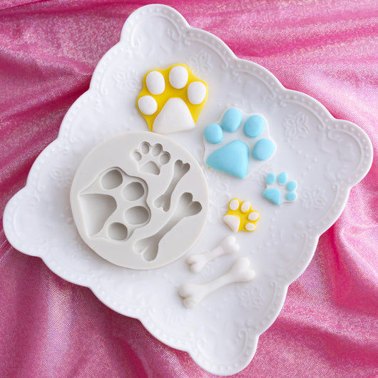 Molde de Silicona para Fondant - Diseños de Oso, Hueso y Patita de Perro - Image 11