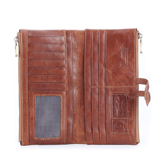 Billetera de Cuero para Hombre en Piel Vacuno Premium