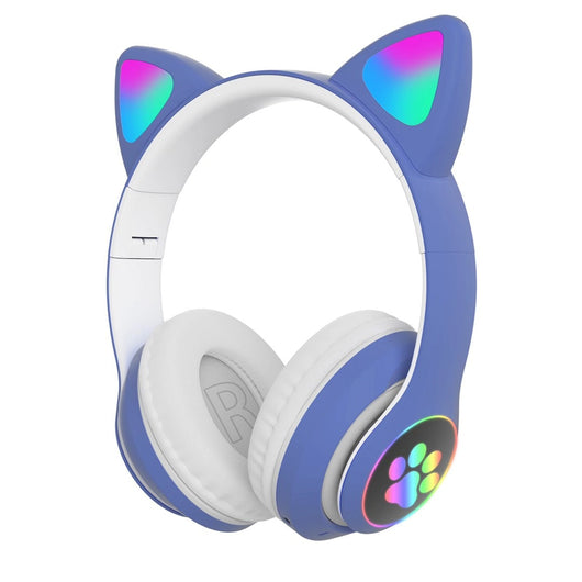 Audífonos Inalámbricos Bluetooth con Orejas de Gato y Luces LED - Image 3