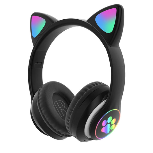 Audífonos Inalámbricos Bluetooth con Orejas de Gato y Luces LED - Image 6