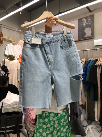 Shorts de Mezclilla Rectos con Detalles Personalizados - Image 10