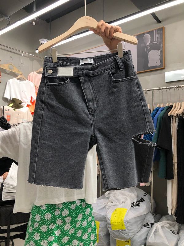 Shorts de Mezclilla Rectos con Detalles Personalizados - Image 5