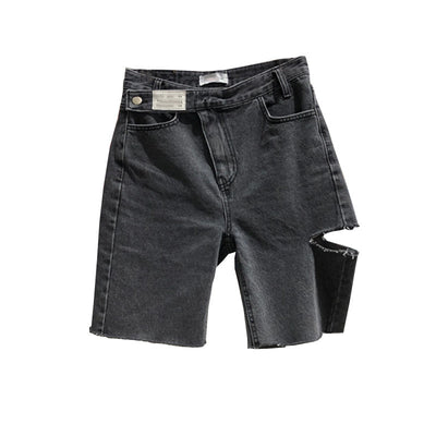 Shorts de Mezclilla Rectos con Detalles Personalizados - Image 4