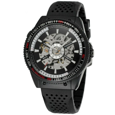 Reloj Mecánico Automático con Visor Esqueleto y Correa de Silicona para Hombre - Image 11