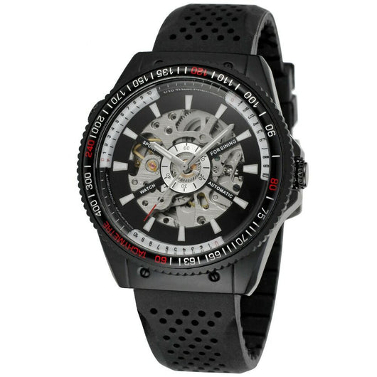 Reloj Mecánico Automático con Visor Esqueleto y Correa de Silicona para Hombre - Image 11