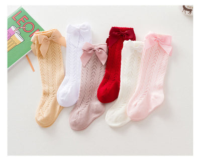 Calcetines para Bebé con Lazo Suelto y Detalles Calados - Image 15