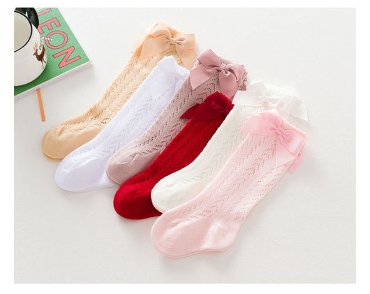Calcetines para Bebé con Lazo Suelto y Detalles Calados - Image 16