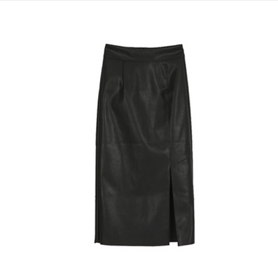 Falda Midi Cintura Alta con Abertura Versátil - Image 4