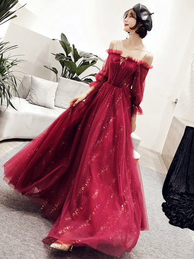 Vestido de Fiesta Rojo Elegante para Mujer - Image 5
