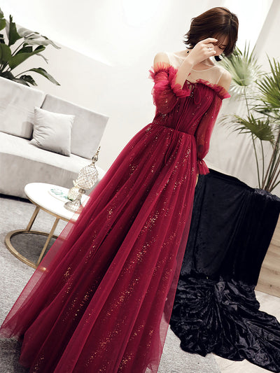 Vestido de Fiesta Rojo Elegante para Mujer - Image 7