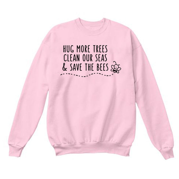 Sudadera con Capucha Estampado de Cuatro Líneas