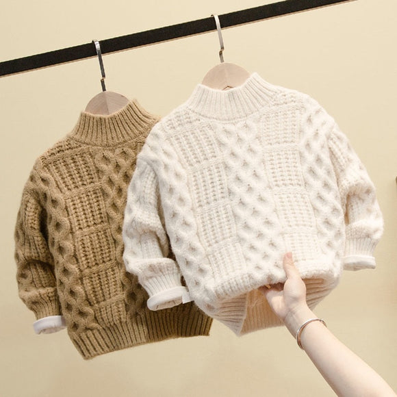 Suéter Infantil Estilo Western con Forro de Velvet - Colores Vibrantes