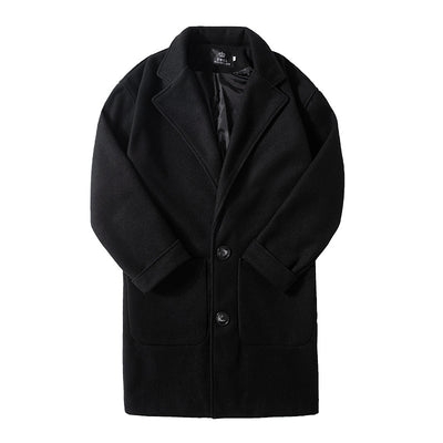 Abrigo de Lana para Hombre Largo Hasta la Rodilla - Perfecto para Otoño e Invierno - Image 11