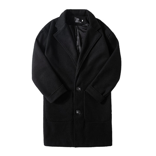 Abrigo de Lana para Hombre Largo Hasta la Rodilla - Perfecto para Otoño e Invierno - Image 2