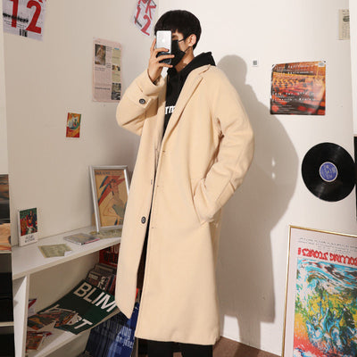 Abrigo de Lana para Hombre Largo Hasta la Rodilla - Perfecto para Otoño e Invierno - Image 5