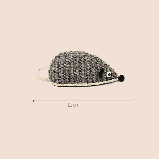 Juguete Ratón de Sisal para Gatos - Simulador Interactivo - Image 6