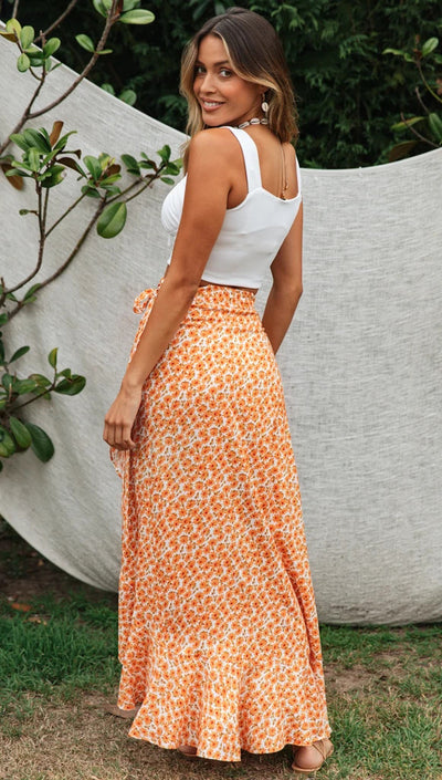 Falda Estampada de Una Pieza con Tirantes - Image 7