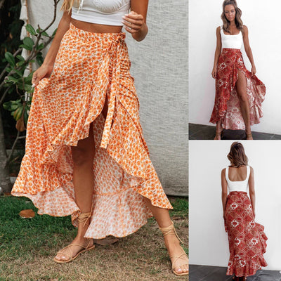 Falda Estampada de Una Pieza con Tirantes - Image 3