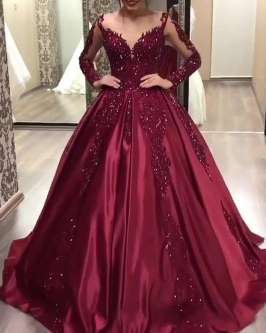 Vestido Largo de Gala con Estampado Dorado - Diseño Exclusivo para Eventos - Image 2