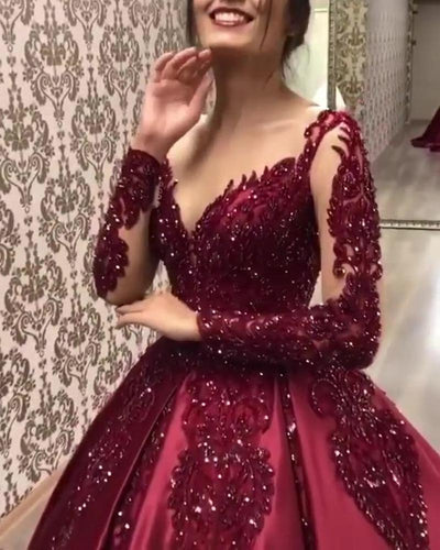 Vestido Largo de Gala con Estampado Dorado - Diseño Exclusivo para Eventos - Image 5