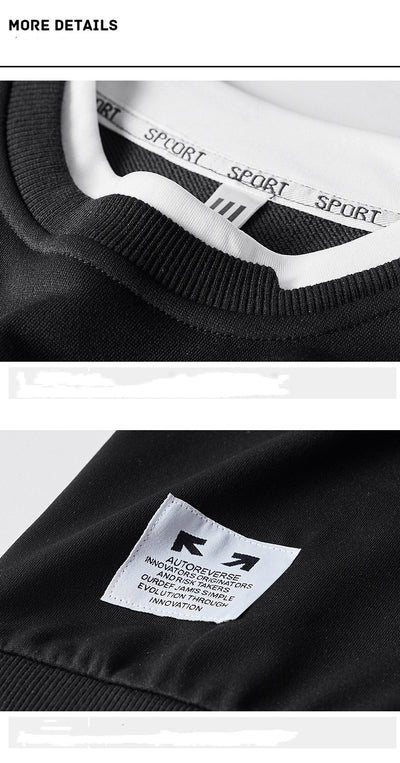 Sudadera Manga Larga Slim Fit Coreana para Hombre - Image 11