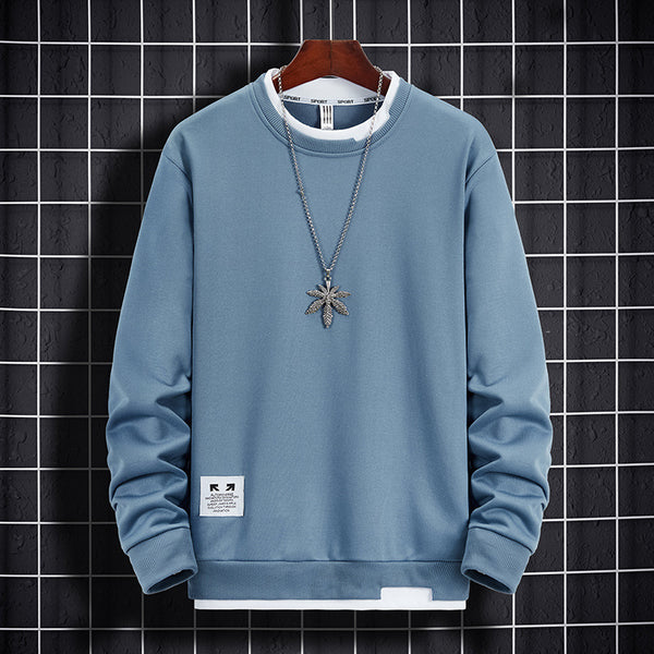 Sudadera Manga Larga Slim Fit Coreana para Hombre