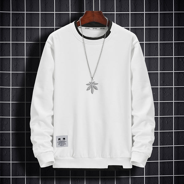 Sudadera Manga Larga Slim Fit Coreana para Hombre
