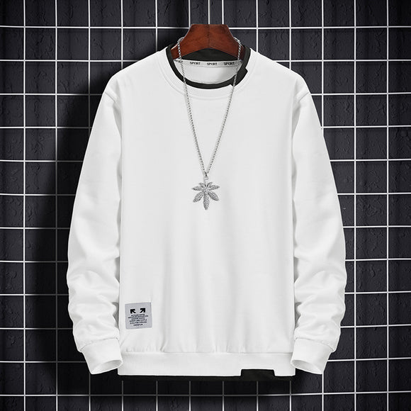 Sudadera Manga Larga Slim Fit Coreana para Hombre