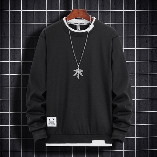 Sudadera Manga Larga Slim Fit Coreana para Hombre - Image 4