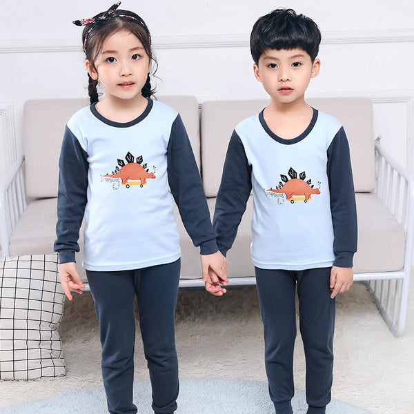 Conjunto de Ropa Térmica Infantil para Otoño e Invierno - Pantalón y Blusa Dos Piezas
